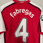 Shop 2008/10 ARSENAL FABREGAS #4 C/L HOME SHIRT (M) NIKE, classic football shirts, vintage football shirts & retro soccer jerseys at Cult Kits