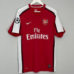 Shop 2008/10 ARSENAL FABREGAS #4 C/L HOME SHIRT (M) NIKE, classic football shirts, vintage football shirts & retro soccer jerseys at Cult Kits