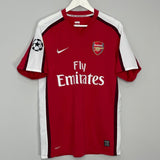 Shop 2008/10 ARSENAL FABREGAS #4 C/L HOME SHIRT (M) NIKE, classic football shirts, vintage football shirts & retro soccer jerseys at Cult Kits
