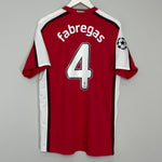 Shop 2008/10 ARSENAL FABREGAS #4 C/L HOME SHIRT (M) NIKE, classic football shirts, vintage football shirts & retro soccer jerseys at Cult Kits