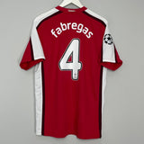 Shop 2008/10 ARSENAL FABREGAS #4 C/L HOME SHIRT (M) NIKE, classic football shirts, vintage football shirts & retro soccer jerseys at Cult Kits
