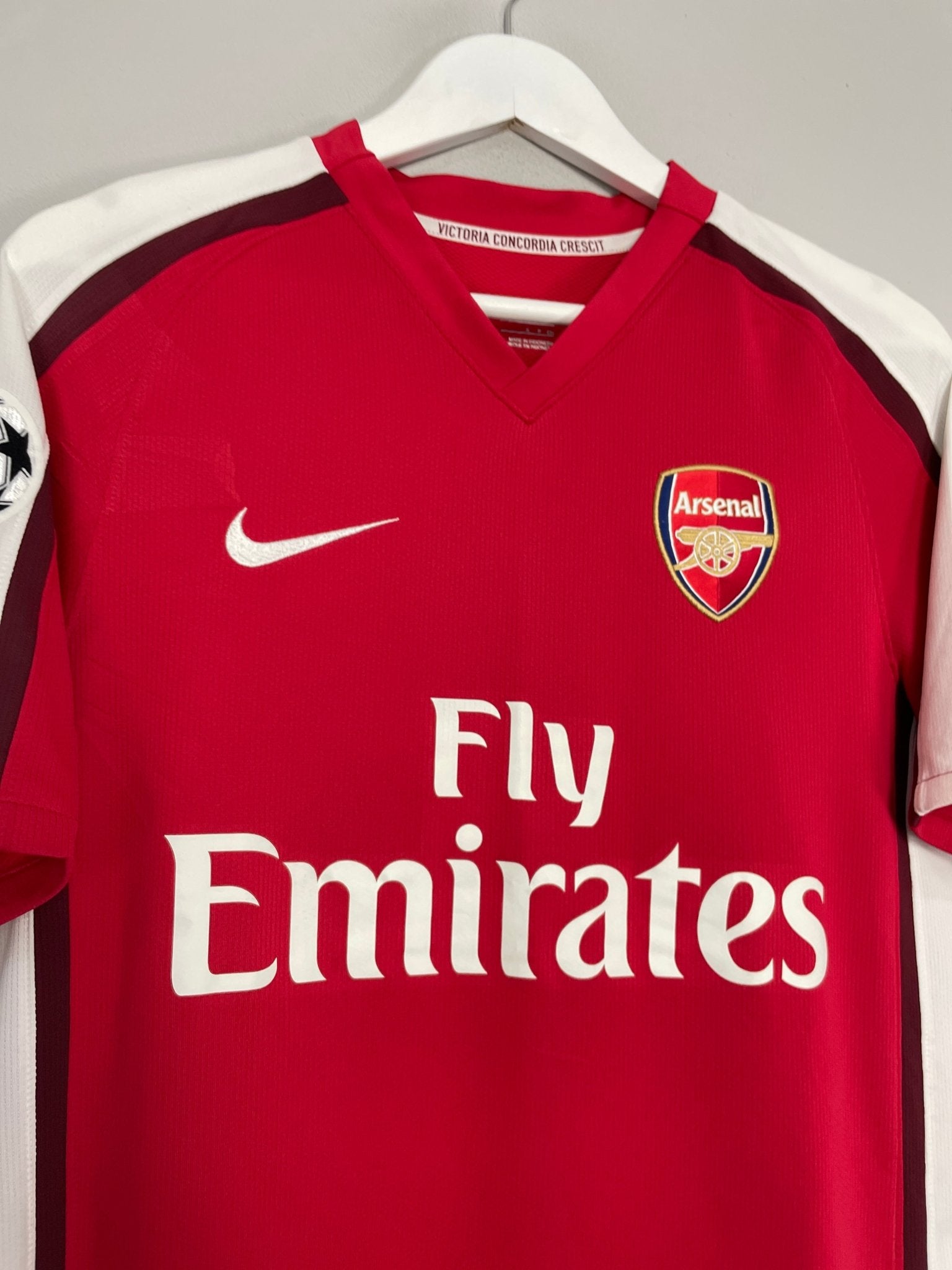 Shop 2008/10 ARSENAL FABREGAS #4 C/L HOME SHIRT (S) NIKE, classic football shirts, vintage football shirts & retro soccer jerseys at Cult Kits