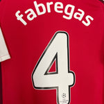 Shop 2008/10 ARSENAL FABREGAS #4 C/L HOME SHIRT (S) NIKE, classic football shirts, vintage football shirts & retro soccer jerseys at Cult Kits