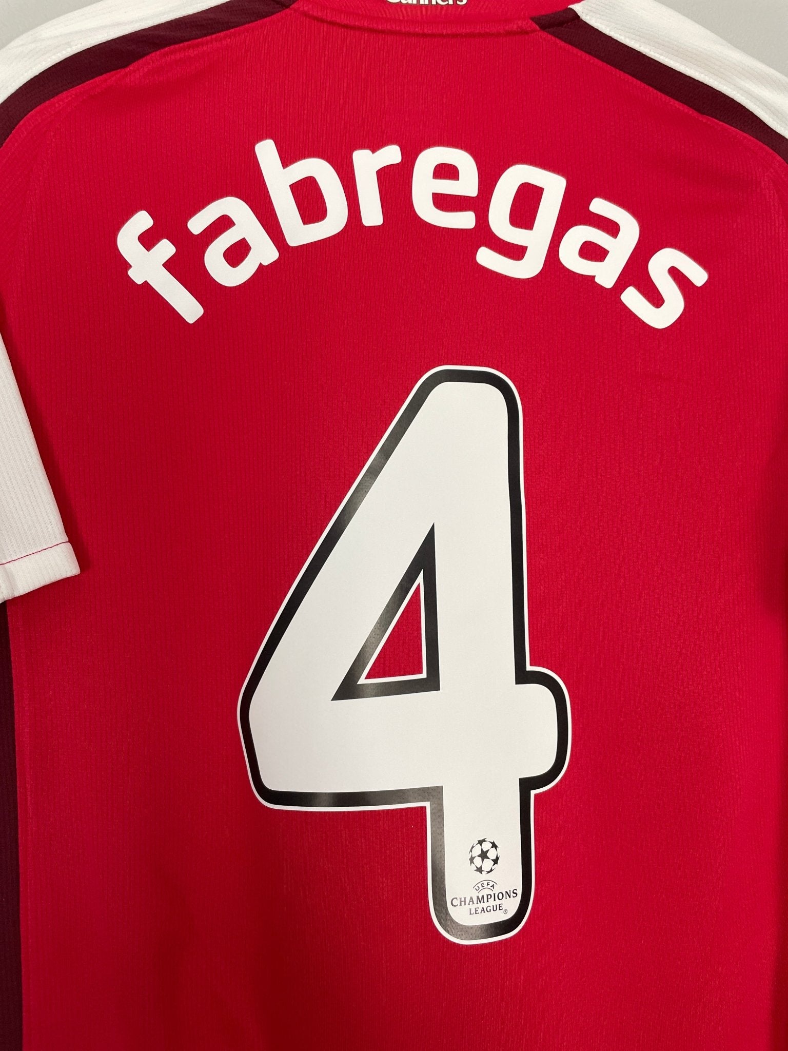 Shop 2008/10 ARSENAL FABREGAS #4 C/L HOME SHIRT (S) NIKE, classic football shirts, vintage football shirts & retro soccer jerseys at Cult Kits
