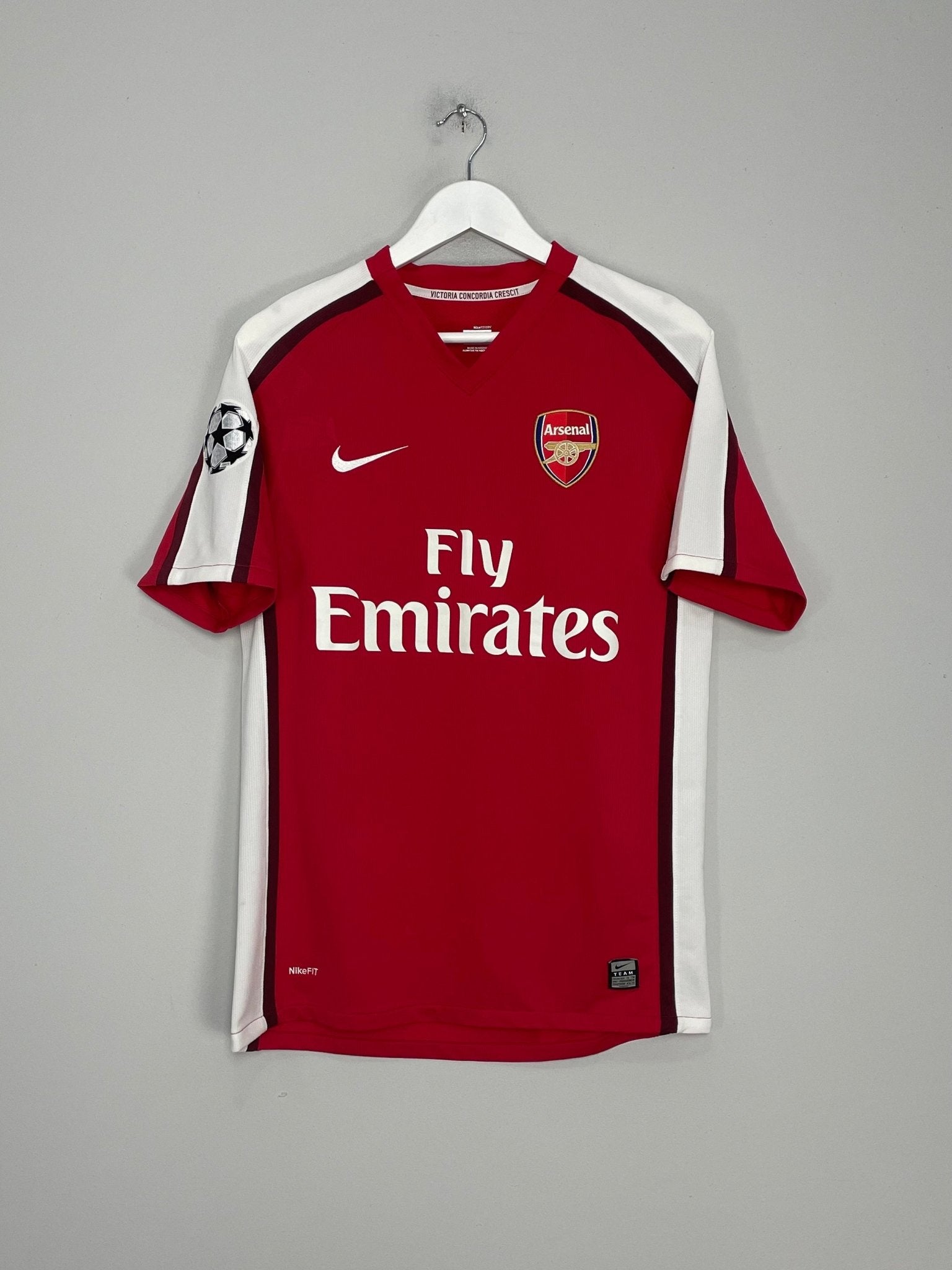 Shop 2008/10 ARSENAL FABREGAS #4 C/L HOME SHIRT (S) NIKE, classic football shirts, vintage football shirts & retro soccer jerseys at Cult Kits