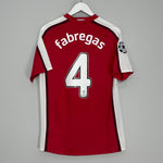 Shop 2008/10 ARSENAL FABREGAS #4 C/L HOME SHIRT (S) NIKE, classic football shirts, vintage football shirts & retro soccer jerseys at Cult Kits