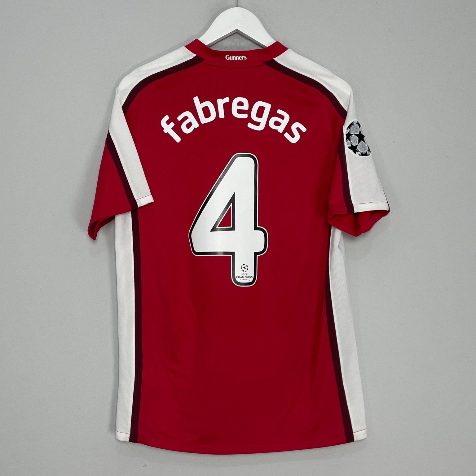 Shop 2008/10 ARSENAL FABREGAS #4 C/L HOME SHIRT (S) NIKE, classic football shirts, vintage football shirts & retro soccer jerseys at Cult Kits