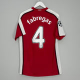 Shop 2008/10 ARSENAL FABREGAS #4 C/L HOME SHIRT (S) NIKE, classic football shirts, vintage football shirts & retro soccer jerseys at Cult Kits