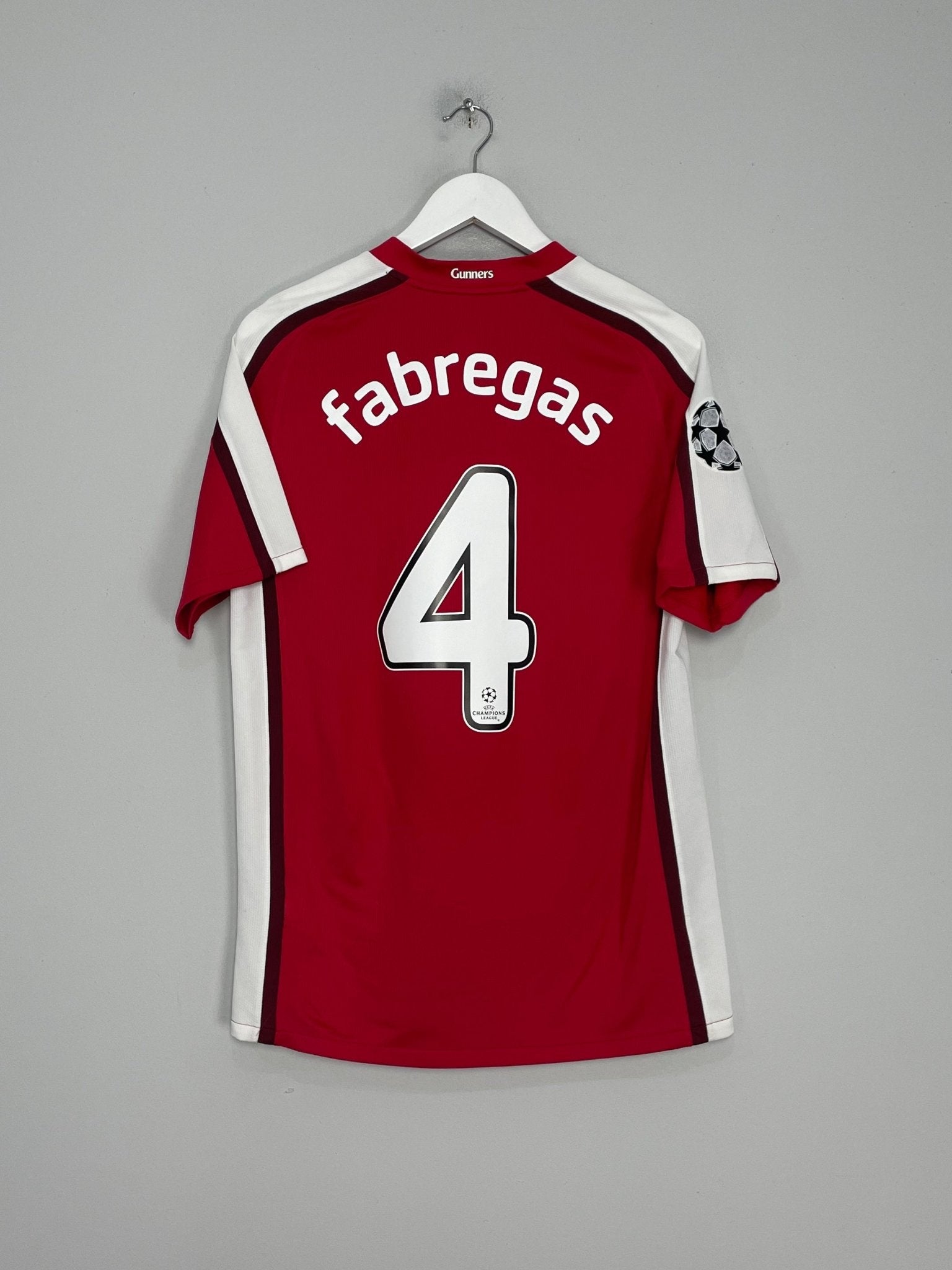 Shop 2008/10 ARSENAL FABREGAS #4 C/L HOME SHIRT (S) NIKE, classic football shirts, vintage football shirts & retro soccer jerseys at Cult Kits