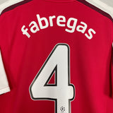 Shop 2008/10 ARSENAL FABREGAS #4 C/L HOME SHIRT (XL) NIKE, classic football shirts, vintage football shirts & retro soccer jerseys at Cult Kits
