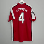 Shop 2008/10 ARSENAL FABREGAS #4 C/L HOME SHIRT (XL) NIKE, classic football shirts, vintage football shirts & retro soccer jerseys at Cult Kits