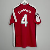 Shop 2008/10 ARSENAL FABREGAS #4 C/L HOME SHIRT (XL) NIKE, classic football shirts, vintage football shirts & retro soccer jerseys at Cult Kits