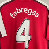 Shop 2008/10 ARSENAL FABREGAS #4 C/L HOME SHIRT (XL) NIKE, classic football shirts, vintage football shirts & retro soccer jerseys at Cult Kits