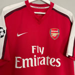 Shop 2008/10 ARSENAL FABREGAS #4 C/L HOME SHIRT (XL) NIKE, classic football shirts, vintage football shirts & retro soccer jerseys at Cult Kits