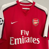 Shop 2008/10 ARSENAL FABREGAS #4 C/L HOME SHIRT (XL) NIKE, classic football shirts, vintage football shirts & retro soccer jerseys at Cult Kits