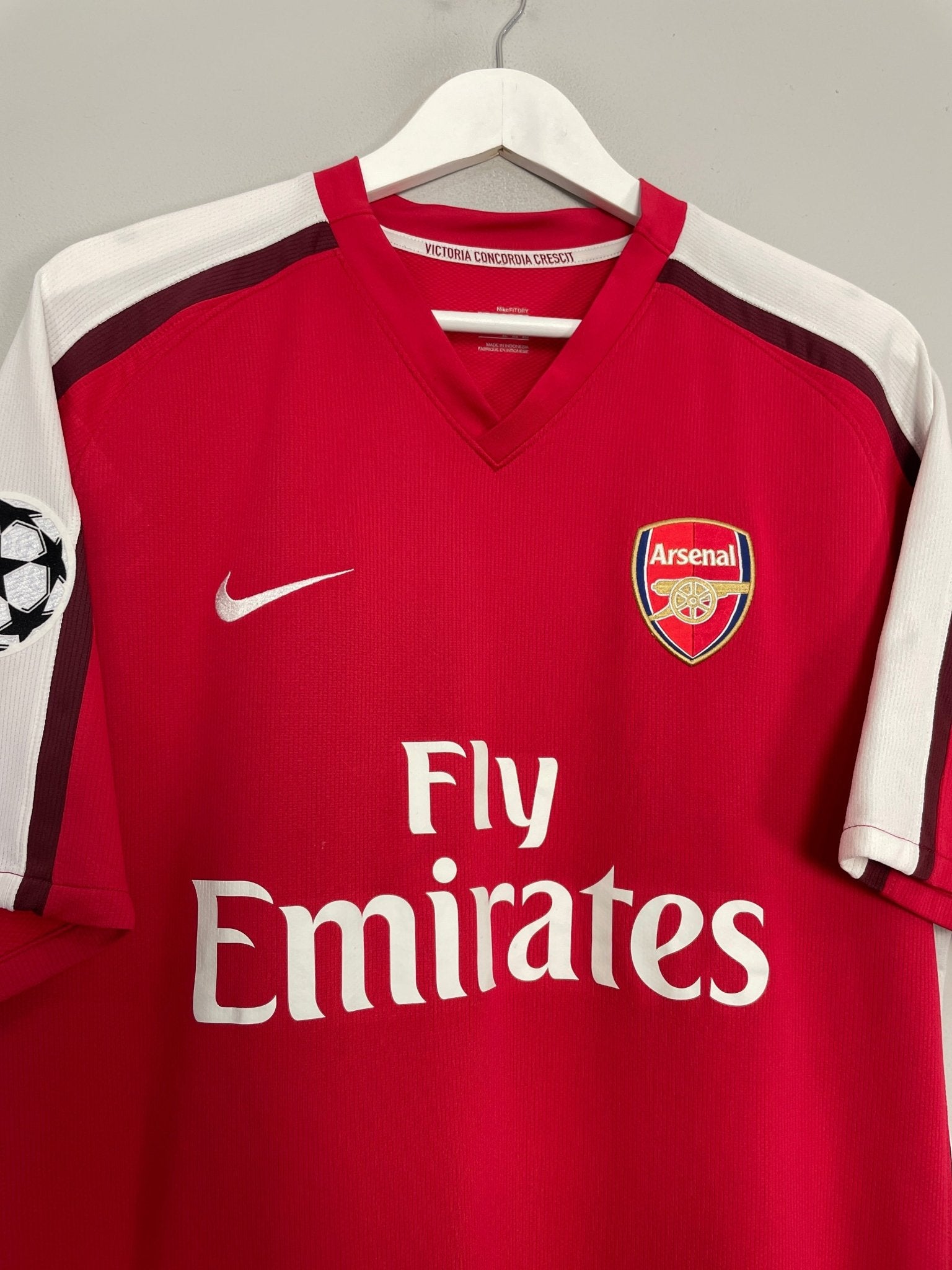 Shop 2008/10 ARSENAL FABREGAS #4 C/L HOME SHIRT (XL) NIKE, classic football shirts, vintage football shirts & retro soccer jerseys at Cult Kits