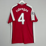 Shop 2008/10 ARSENAL FABREGAS #4 C/L HOME SHIRT (XL) NIKE, classic football shirts, vintage football shirts & retro soccer jerseys at Cult Kits