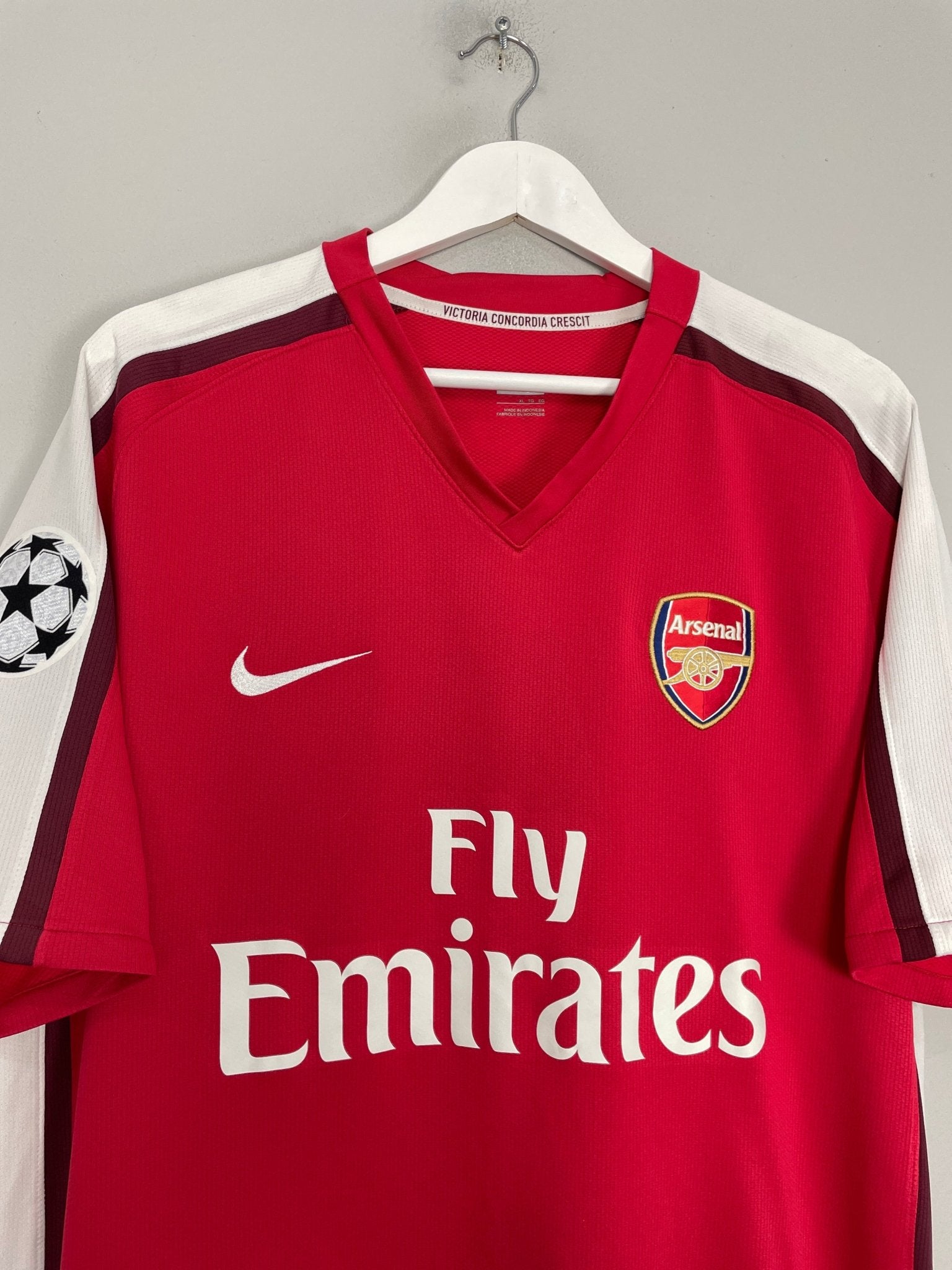 Shop 2008/10 ARSENAL FABREGAS #4 C/L HOME SHIRT (XL) NIKE, classic football shirts, vintage football shirts & retro soccer jerseys at Cult Kits