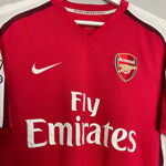 Shop 2008/10 ARSENAL FABREGAS #4 HOME SHIRT (M) NIKE, classic football shirts, vintage football shirts & retro soccer jerseys at Cult Kits
