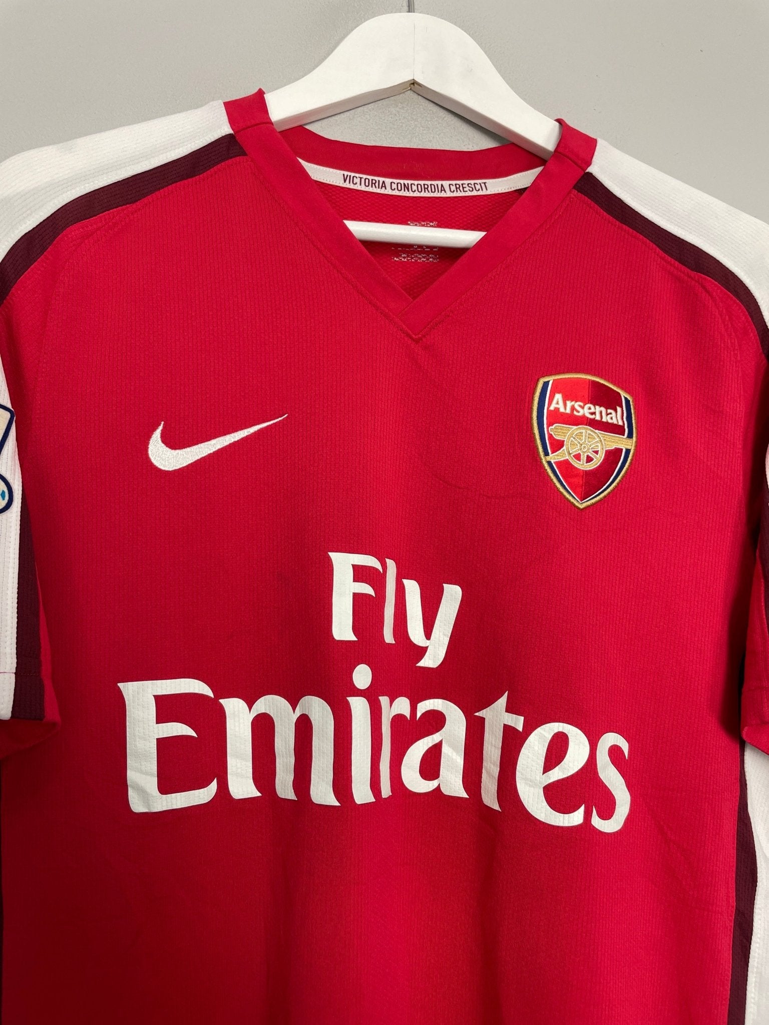 Shop 2008/10 ARSENAL FABREGAS #4 HOME SHIRT (M) NIKE, classic football shirts, vintage football shirts & retro soccer jerseys at Cult Kits