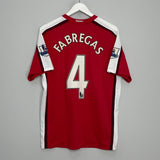 Shop 2008/10 ARSENAL FABREGAS #4 HOME SHIRT (M) NIKE, classic football shirts, vintage football shirts & retro soccer jerseys at Cult Kits