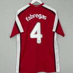 Shop 2008/10 ARSENAL FABREGAS #4 HOME SHIRT (M) NIKE, classic football shirts, vintage football shirts & retro soccer jerseys at Cult Kits