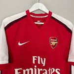Shop 2008/10 ARSENAL FABREGAS #4 HOME SHIRT (M) NIKE, classic football shirts, vintage football shirts & retro soccer jerseys at Cult Kits