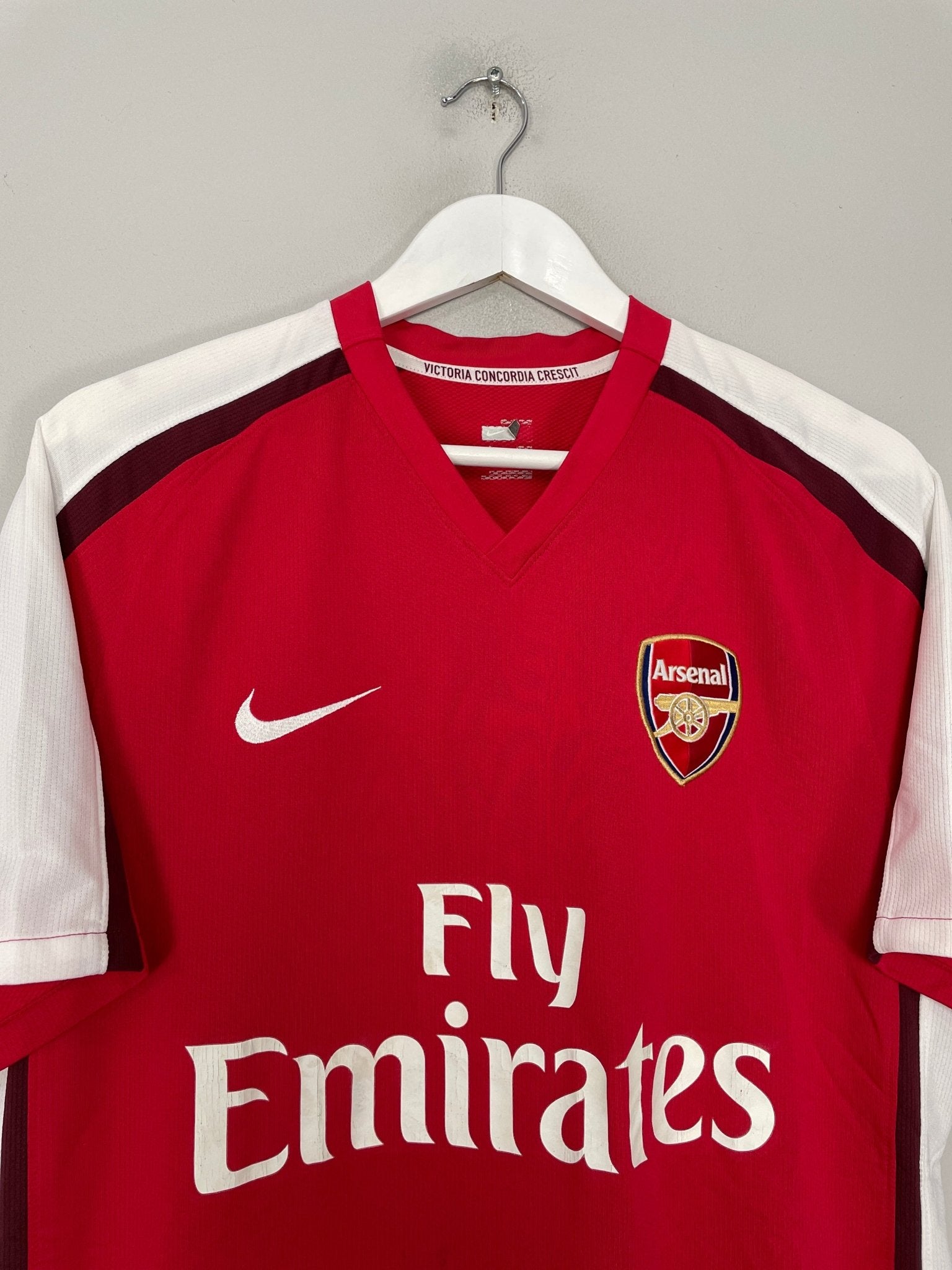 Shop 2008/10 ARSENAL FABREGAS #4 HOME SHIRT (M) NIKE, classic football shirts, vintage football shirts & retro soccer jerseys at Cult Kits