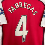 Shop 2008/10 ARSENAL FABREGAS #4 HOME SHIRT (M) NIKE, classic football shirts, vintage football shirts & retro soccer jerseys at Cult Kits