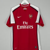 Shop 2008/10 ARSENAL FABREGAS #4 HOME SHIRT (M) NIKE, classic football shirts, vintage football shirts & retro soccer jerseys at Cult Kits
