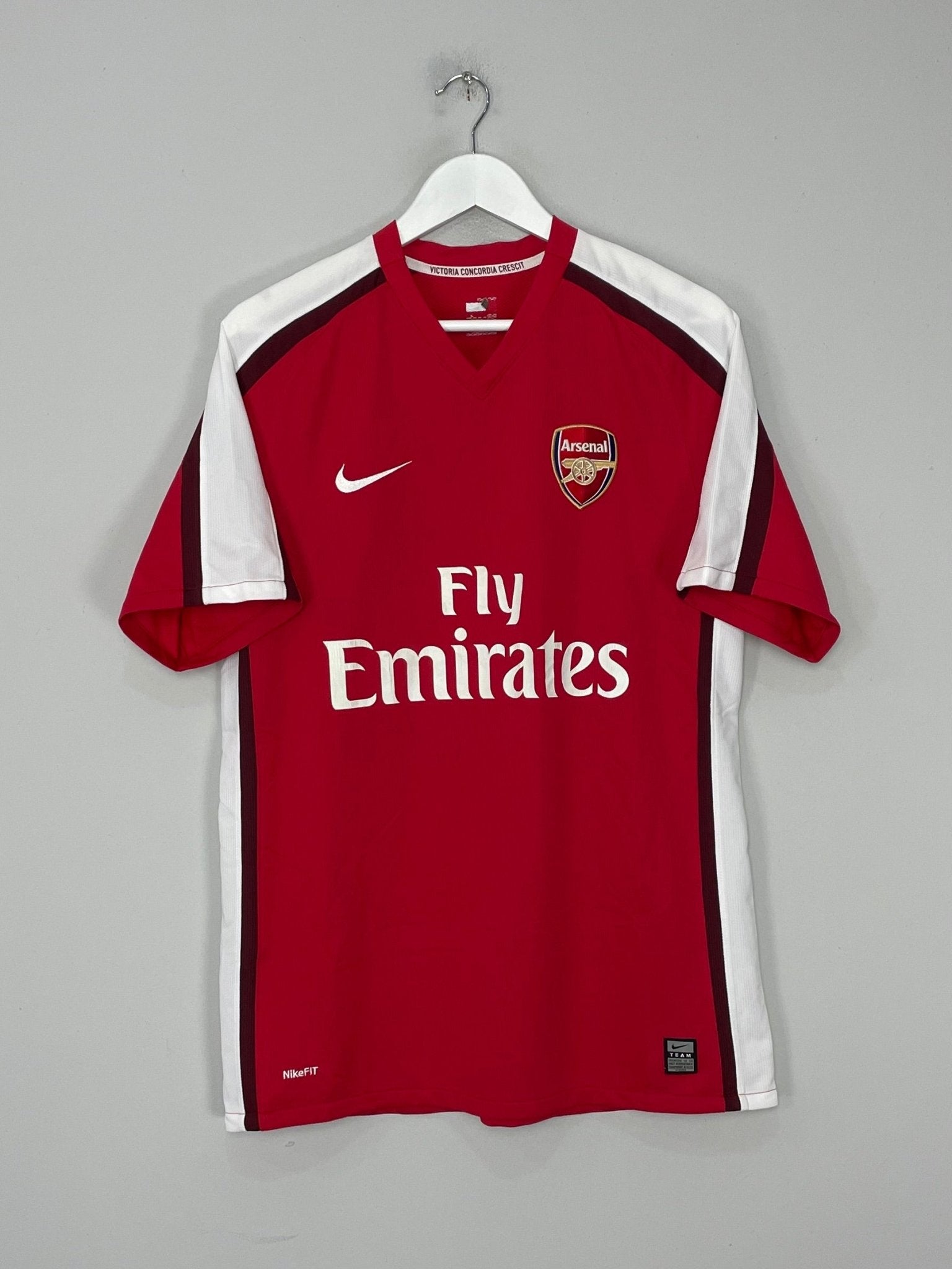 Shop 2008/10 ARSENAL FABREGAS #4 HOME SHIRT (M) NIKE, classic football shirts, vintage football shirts & retro soccer jerseys at Cult Kits