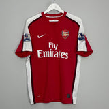 Shop 2008/10 ARSENAL FABREGAS #4 HOME SHIRT (M) NIKE, classic football shirts, vintage football shirts & retro soccer jerseys at Cult Kits