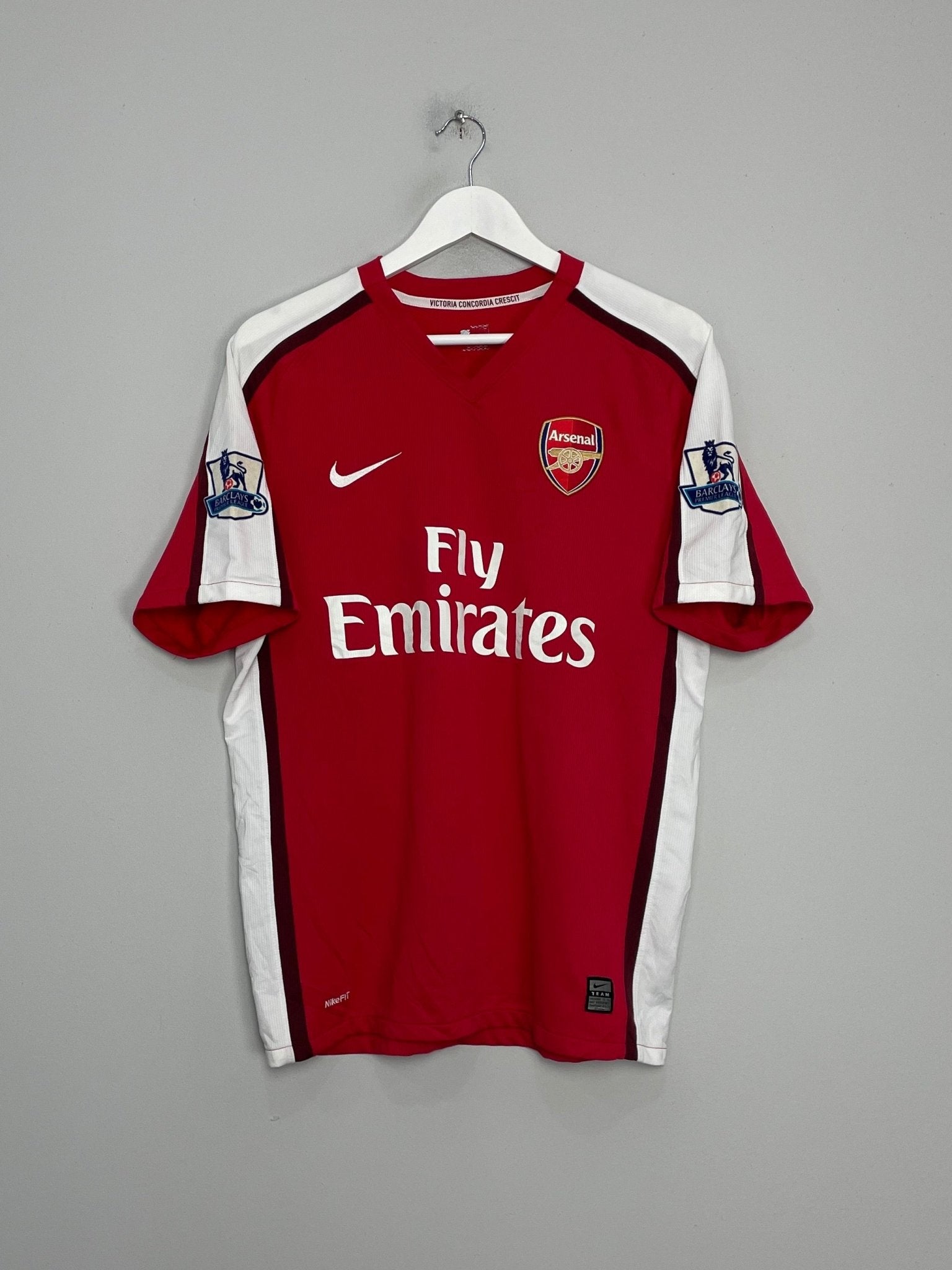 Shop 2008/10 ARSENAL FABREGAS #4 HOME SHIRT (M) NIKE, classic football shirts, vintage football shirts & retro soccer jerseys at Cult Kits