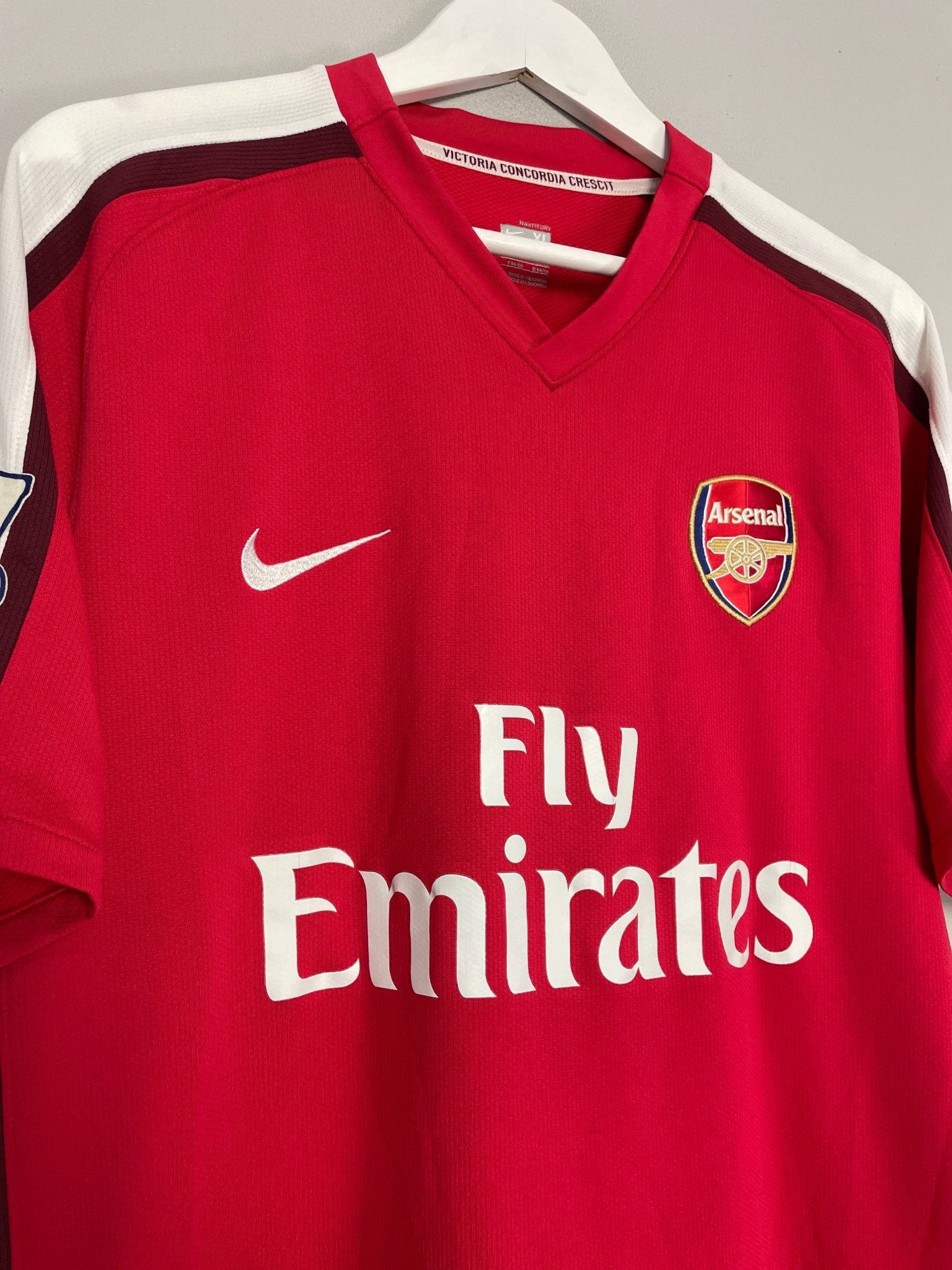 Shop 2008/10 ARSENAL FABREGAS #4 HOME SHIRT (XL) NIKE, classic football shirts, vintage football shirts & retro soccer jerseys at Cult Kits
