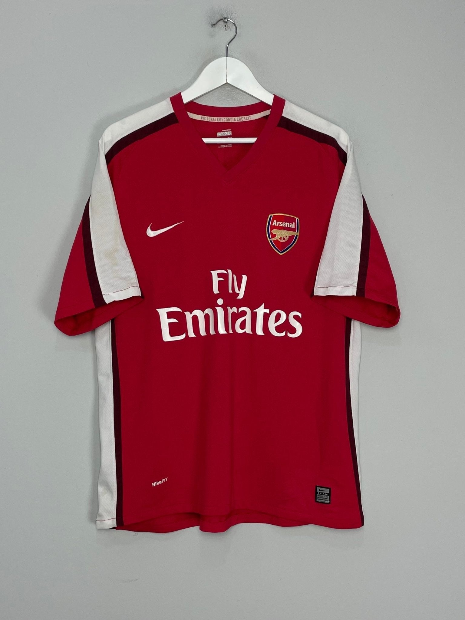 Shop 2008/10 ARSENAL FABREGAS #4 HOME SHIRT (XL) NIKE, classic football shirts, vintage football shirts & retro soccer jerseys at Cult Kits