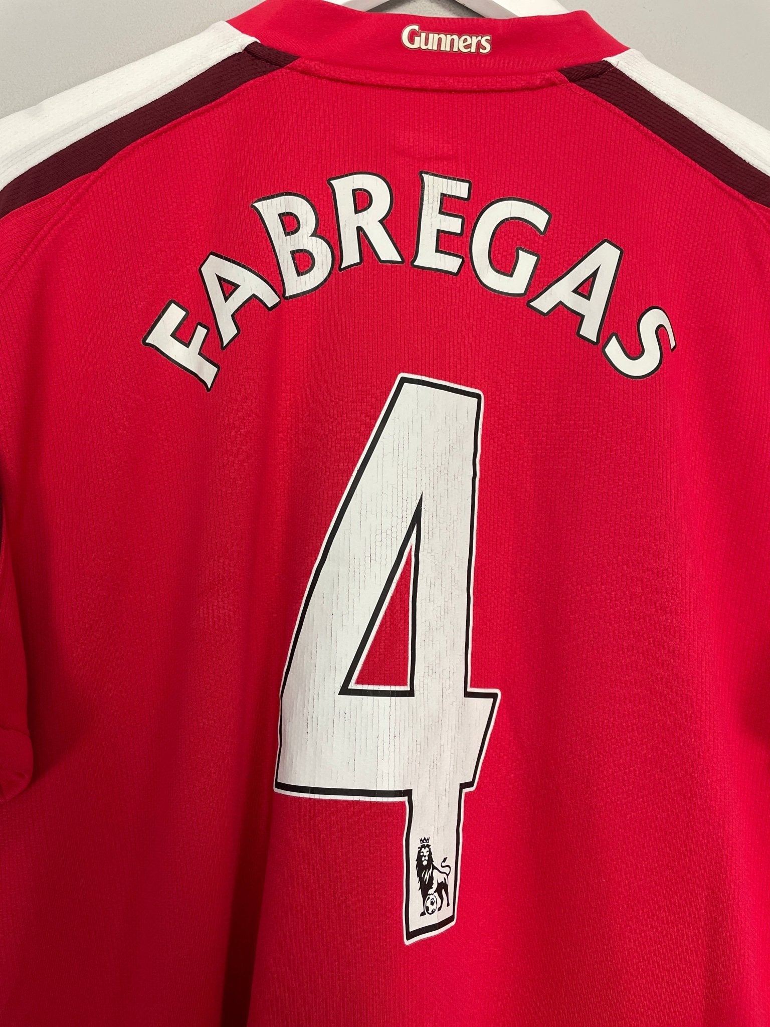Shop 2008/10 ARSENAL FABREGAS #4 HOME SHIRT (XL) NIKE, classic football shirts, vintage football shirts & retro soccer jerseys at Cult Kits