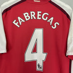 Shop 2008/10 ARSENAL FABREGAS #4 HOME SHIRT (XL) NIKE, classic football shirts, vintage football shirts & retro soccer jerseys at Cult Kits