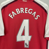 Shop 2008/10 ARSENAL FABREGAS #4 HOME SHIRT (XL) NIKE, classic football shirts, vintage football shirts & retro soccer jerseys at Cult Kits