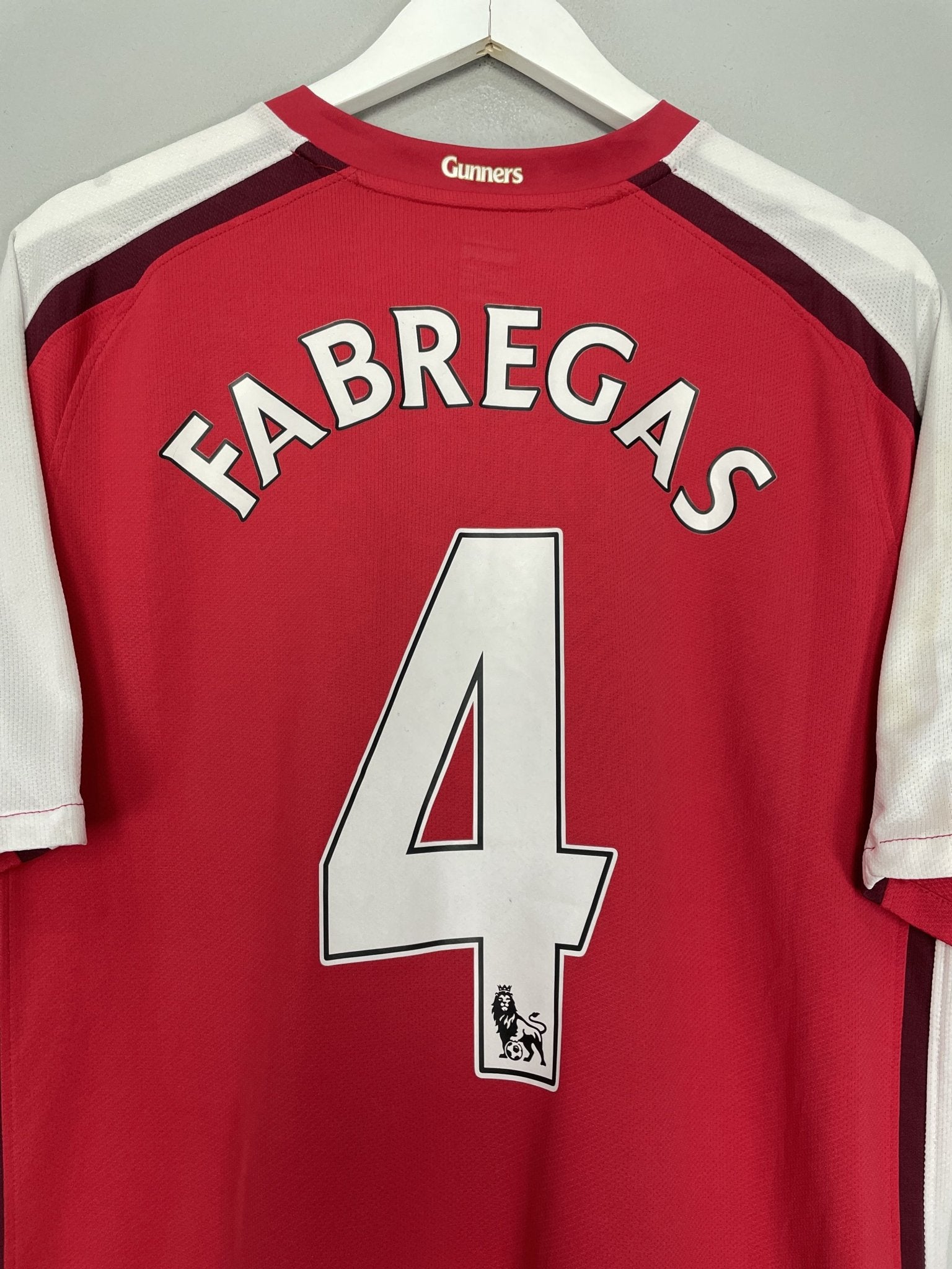 Shop 2008/10 ARSENAL FABREGAS #4 HOME SHIRT (XL) NIKE, classic football shirts, vintage football shirts & retro soccer jerseys at Cult Kits