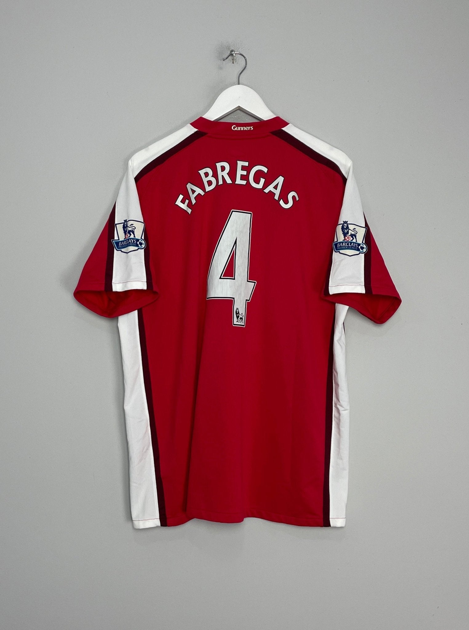 Shop 2008/10 ARSENAL FABREGAS #4 HOME SHIRT (XL) NIKE, classic football shirts, vintage football shirts & retro soccer jerseys at Cult Kits