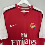 Shop 2008/10 ARSENAL FABREGAS #4 HOME SHIRT (XL) NIKE, classic football shirts, vintage football shirts & retro soccer jerseys at Cult Kits