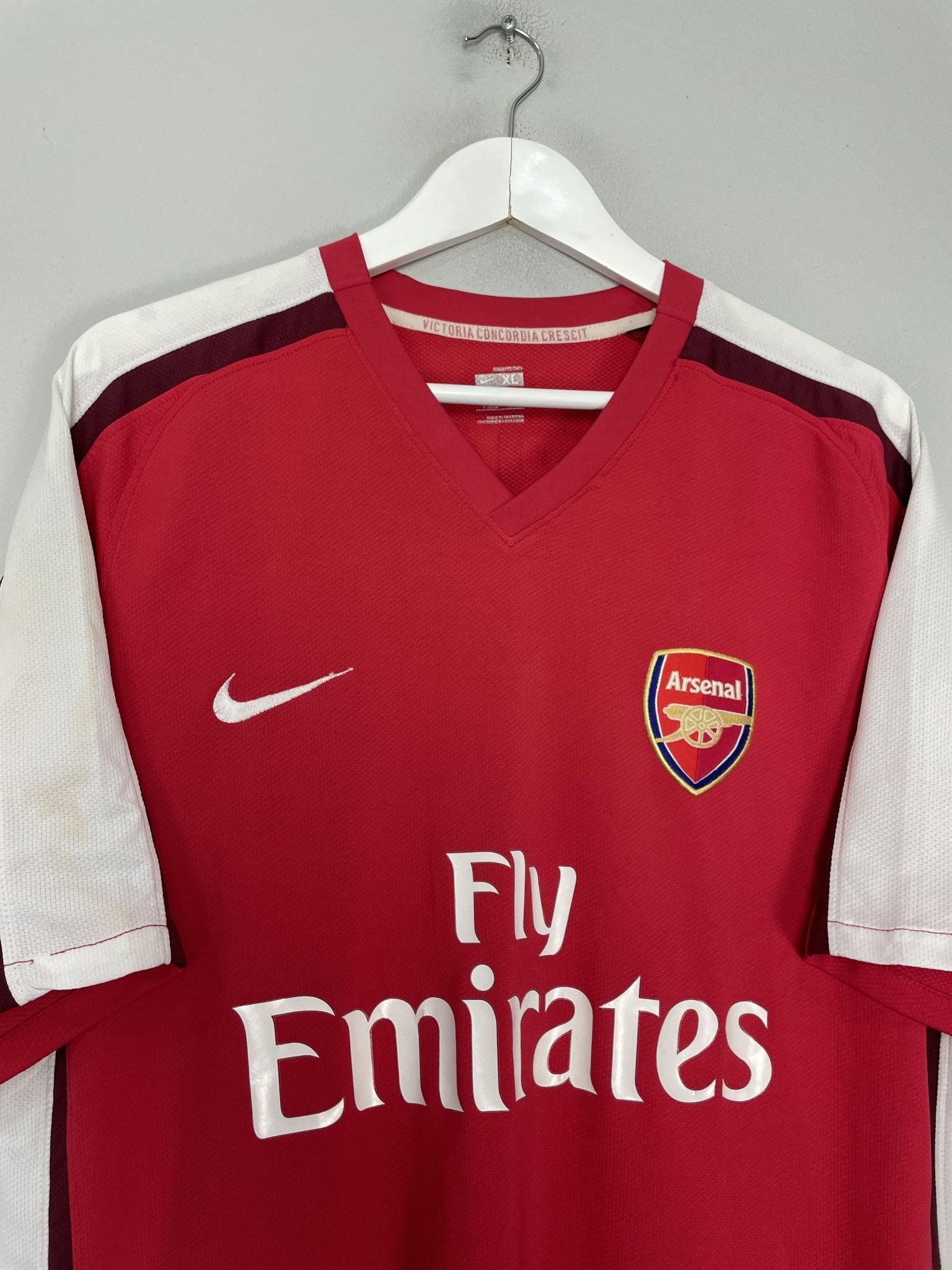 Shop 2008/10 ARSENAL FABREGAS #4 HOME SHIRT (XL) NIKE, classic football shirts, vintage football shirts & retro soccer jerseys at Cult Kits
