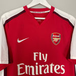 Shop 2008/10 ARSENAL NASRI #8 HOME SHIRT (M) NIKE, classic football shirts, vintage football shirts & retro soccer jerseys at Cult Kits