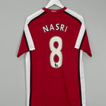 Shop 2008/10 ARSENAL NASRI #8 HOME SHIRT (M) NIKE, classic football shirts, vintage football shirts & retro soccer jerseys at Cult Kits