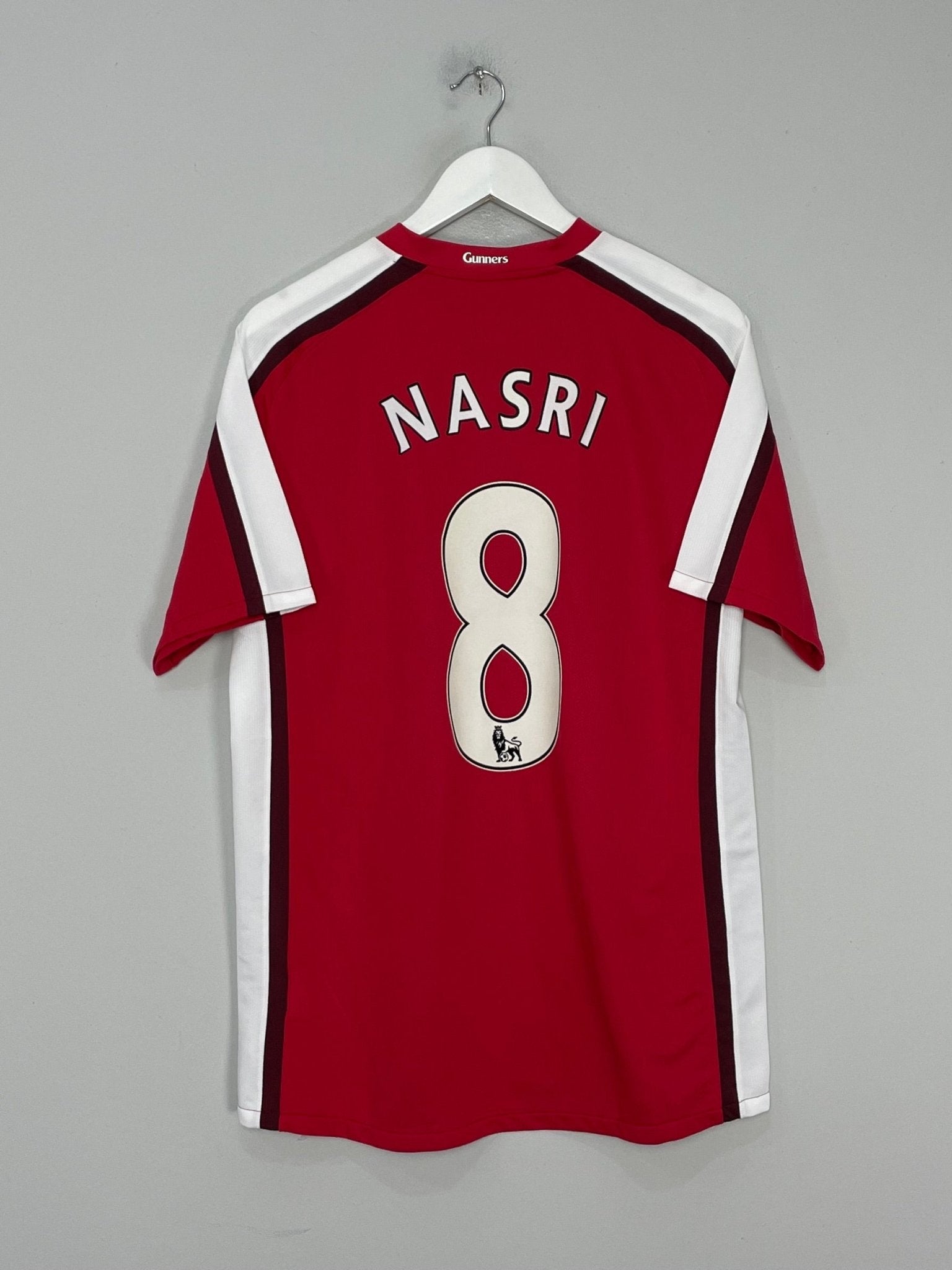 Shop 2008/10 ARSENAL NASRI #8 HOME SHIRT (M) NIKE, classic football shirts, vintage football shirts & retro soccer jerseys at Cult Kits