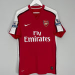 Shop 2008/10 ARSENAL NASRI #8 HOME SHIRT (M) NIKE, classic football shirts, vintage football shirts & retro soccer jerseys at Cult Kits