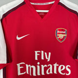 Shop 2008/10 ARSENAL NASRI #8 HOME SHIRT (M) NIKE, classic football shirts, vintage football shirts & retro soccer jerseys at Cult Kits