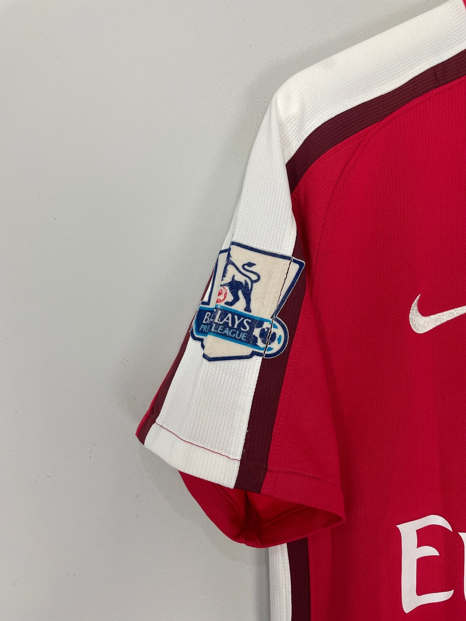 Shop 2008/10 ARSENAL NASRI #8 HOME SHIRT (M) NIKE, classic football shirts, vintage football shirts & retro soccer jerseys at Cult Kits