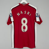 Shop 2008/10 ARSENAL NASRI #8 HOME SHIRT (M) NIKE, classic football shirts, vintage football shirts & retro soccer jerseys at Cult Kits