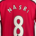 Shop 2008/10 ARSENAL NASRI #8 HOME SHIRT (M) NIKE, classic football shirts, vintage football shirts & retro soccer jerseys at Cult Kits